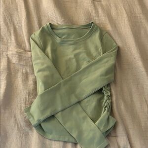Sage Green Long Sleeve Top